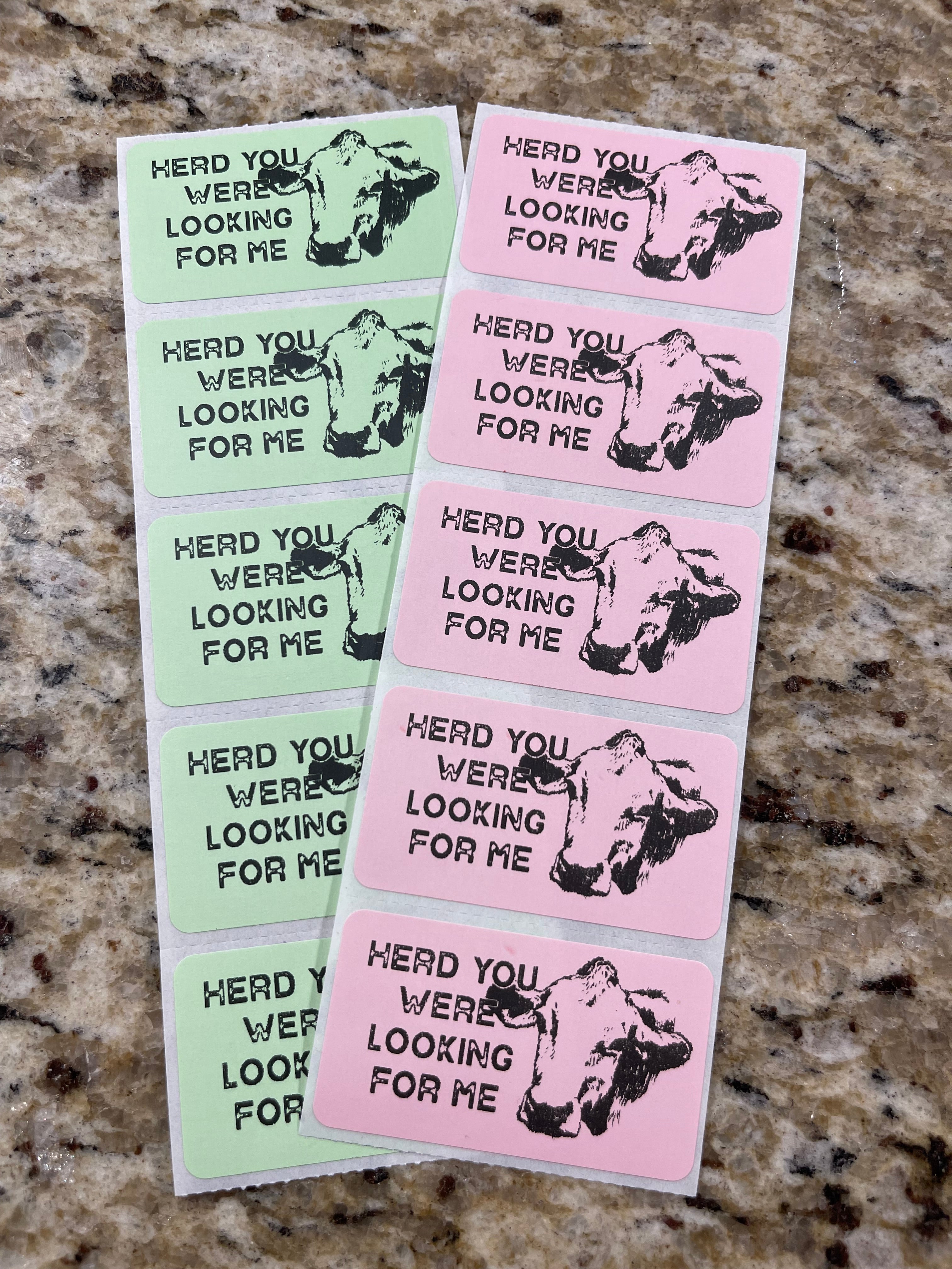 Herd You Were Looking For Me • Thermal Sticker